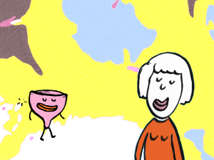 Diva cup med kvinde 02