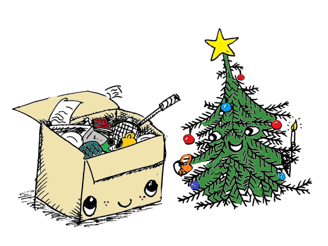 Flytte og Jul og December farver