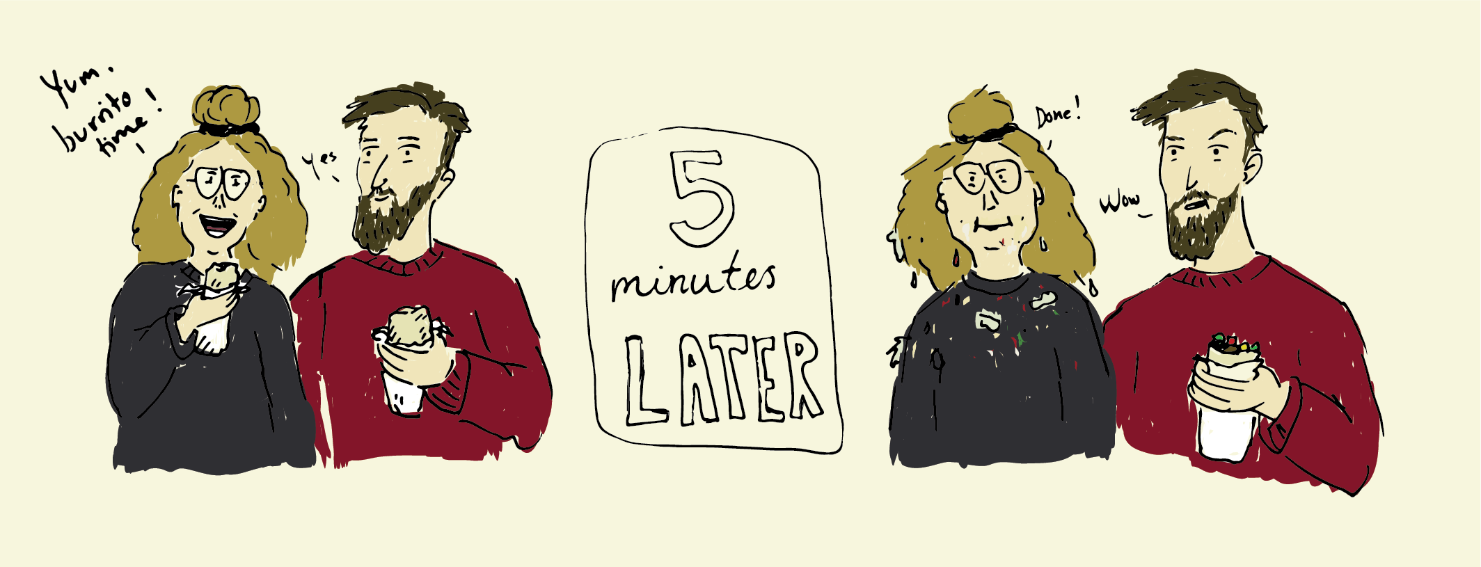 burrito time web comic wordsanddoodles