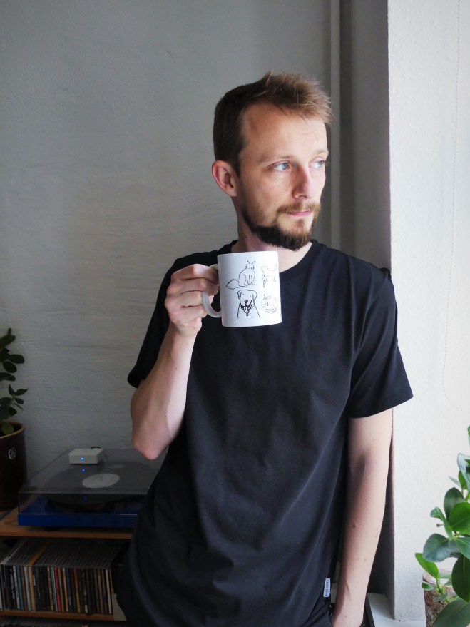 mug doodle pets cats dogs